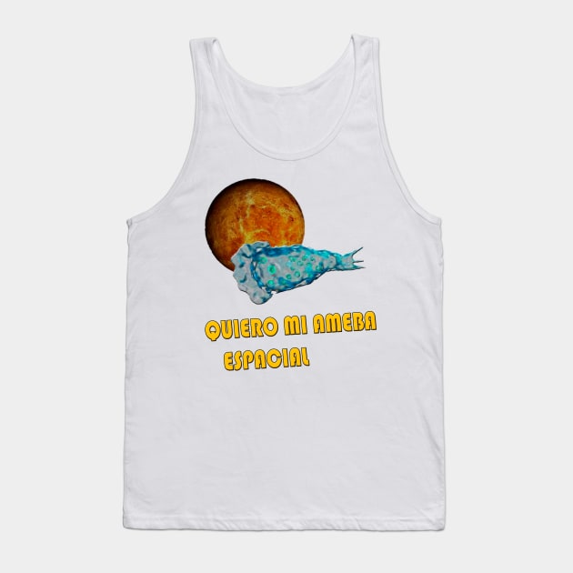 Quiero mi Ameba Espacial Tank Top by gengisar